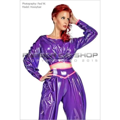 Long Sleeved Rubber Harem Top