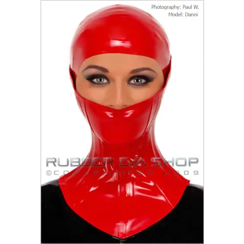 Heavy Rubber Half Face Neck Brace