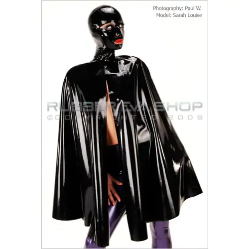 Hooded Rubber Cape