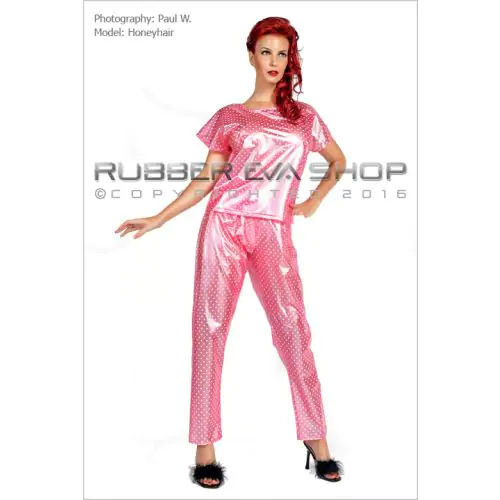 Short Sleeve PVC Pyjama Set